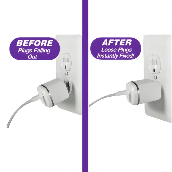 Snug Plug: The Instant Anti-Fall Loose Outlet Fix – Stop Charging Drops Forever