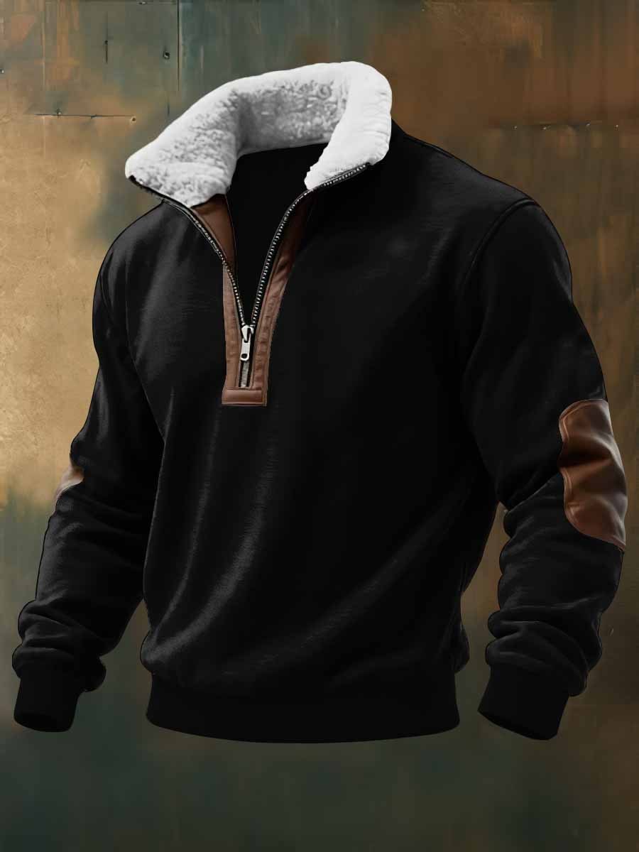 Men'S Fleece-Lined Sweatshirt