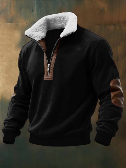 Men'S Fleece-Lined Sweatshirt