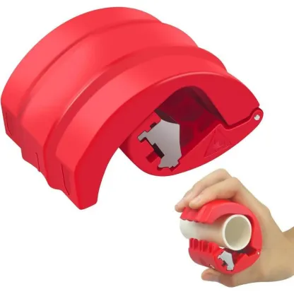 Professional Plastic Pipe & Sealing Sleeve Cutter (20-50mm) – 9022-10 Precision Series | Flush Cut, Burr-Free | Essential Tool for Plumbing & Electrical Pros