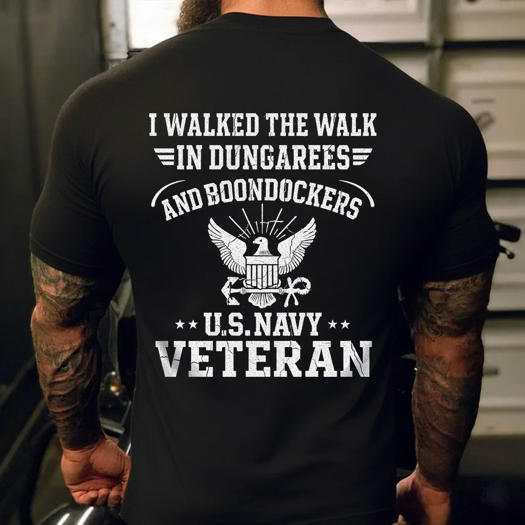 Navy Veteran Tee – For Those Who Walked the Walk