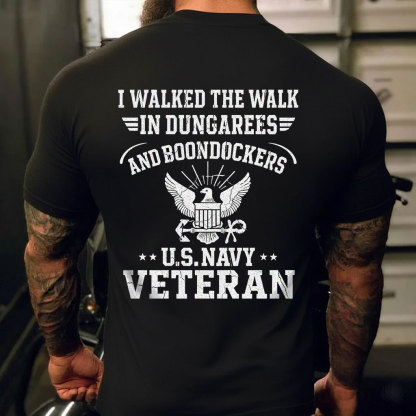 Navy Veteran Tee – For Those Who Walked the Walk