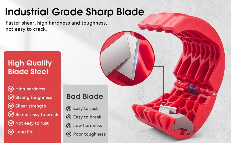 Plastic Cutter Tool PVC Pipe Cutter 9022 10 BK, 20-50mm Cutting Range Plumbing Cutter for Plastic Pipes and Sealing Sleeves, Professional Handheld Cutting Tool.