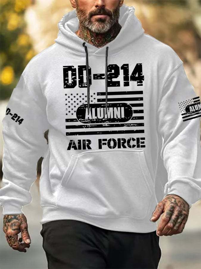 Men's DD-214 Alumni Print Hoodie