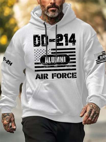 Men's DD-214 Alumni Print Hoodie