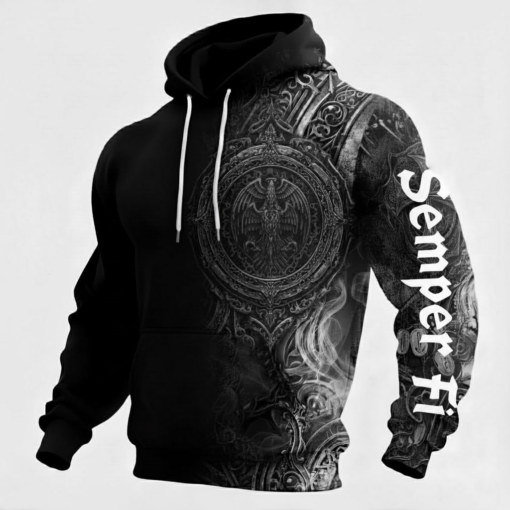 Steel Crest Hoodie – The Proud, The Loyal, The Fearless