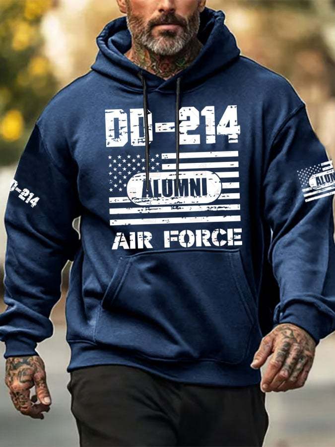 Men's DD-214 Alumni Print Hoodie