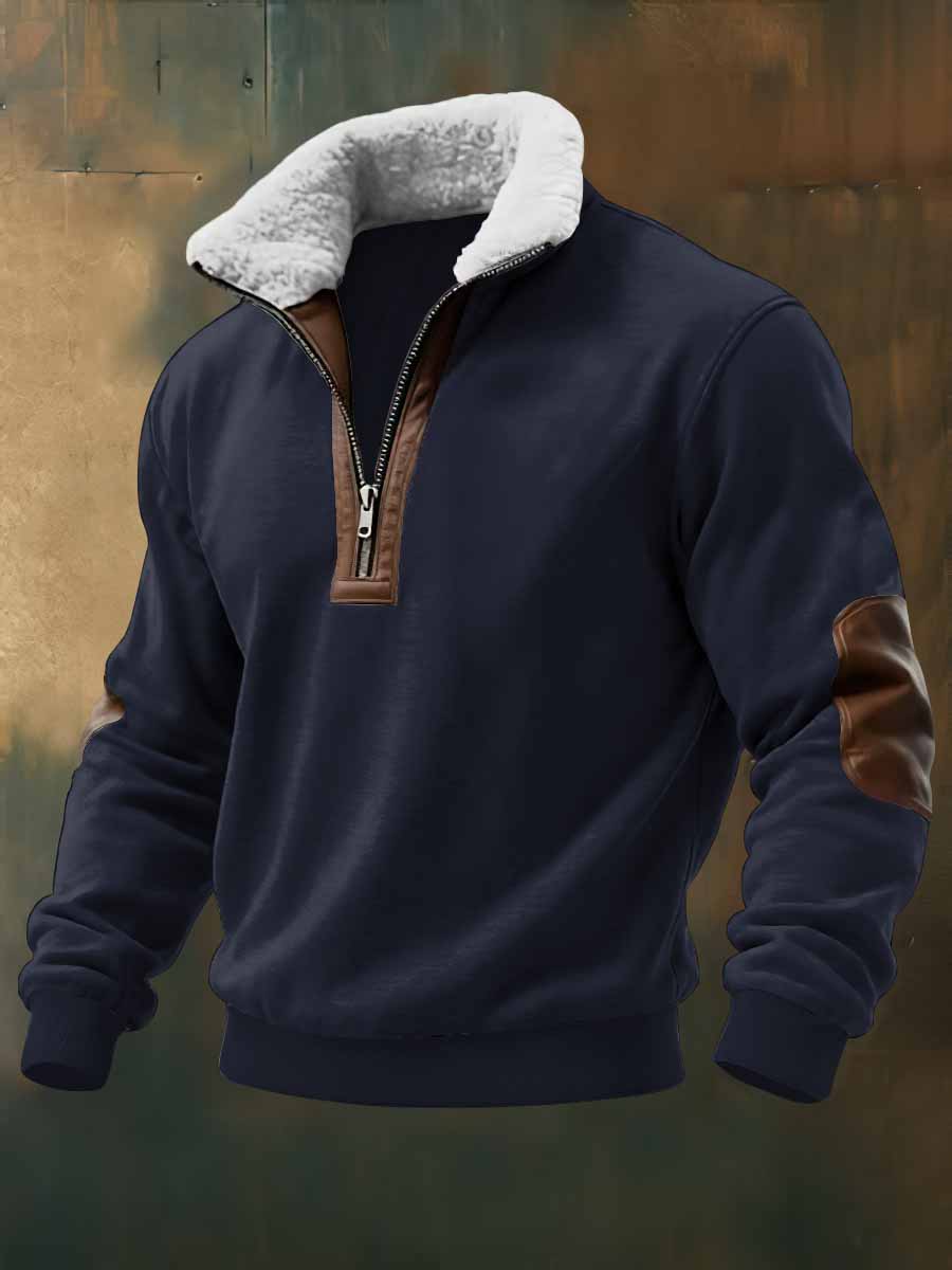 Men'S Fleece-Lined Sweatshirt