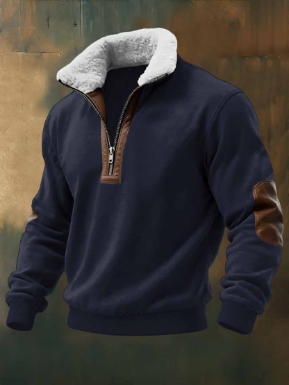 Men'S Fleece-Lined Sweatshirt