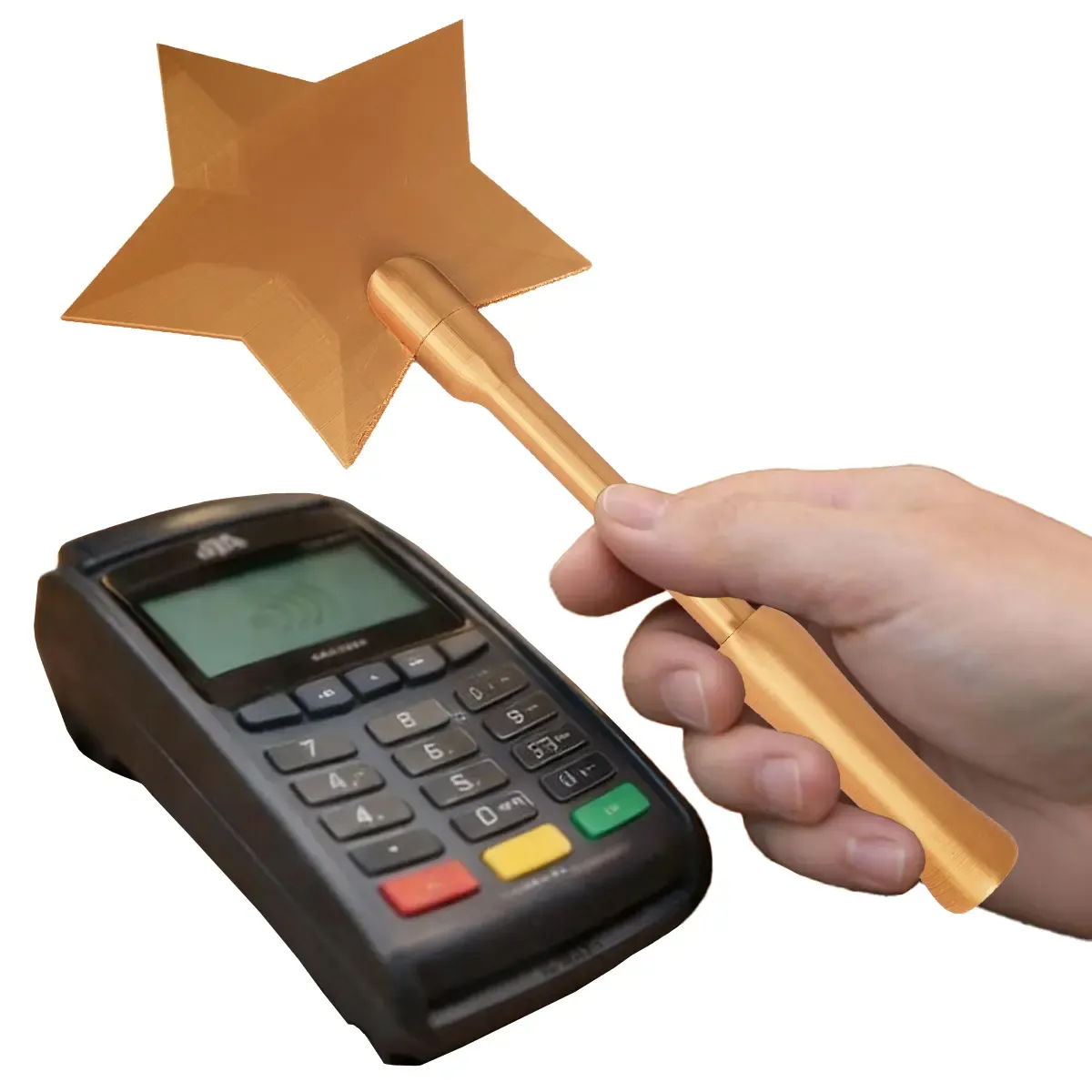 Magic Payment Wand - 3D Printed Star Shaped Wand