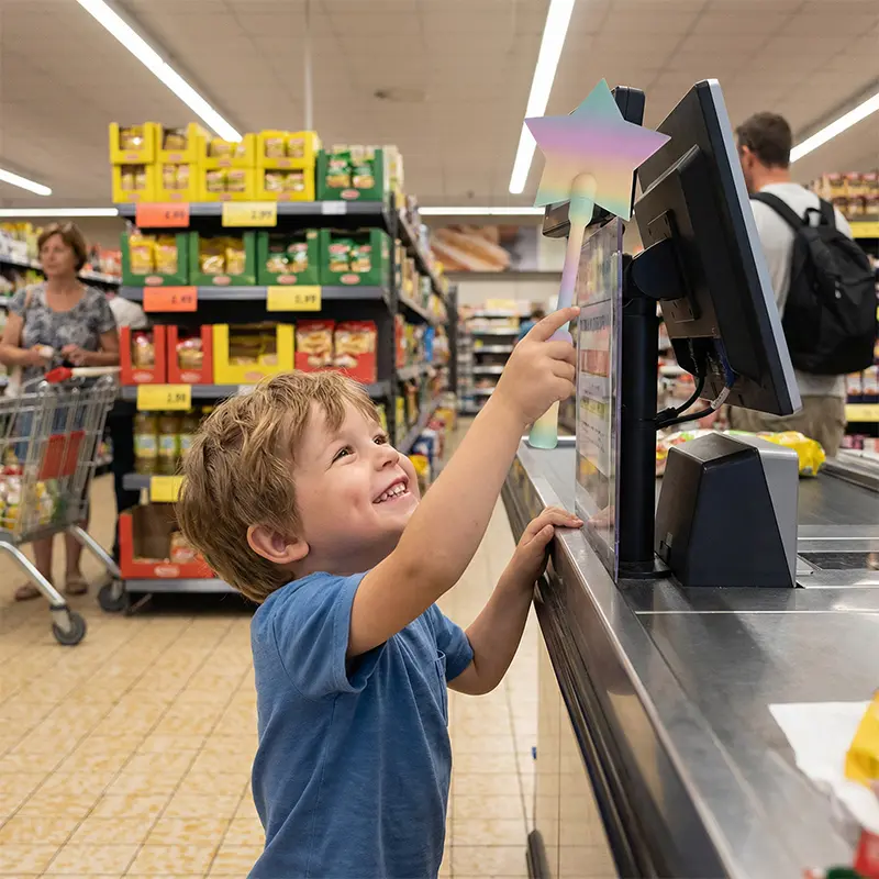 Magic Payment Wand - 3D Printed Star Shaped Wand