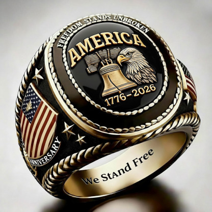America 250th Anniversary Ring - Liberty Bell