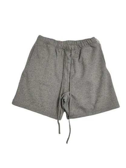 Sweatshort Dark Grey with logo - Casual Versatile Dark Grey Sweatshort for Everyday Wear Menswear Man Tropical Techwear Beige Plain tiktok shop
