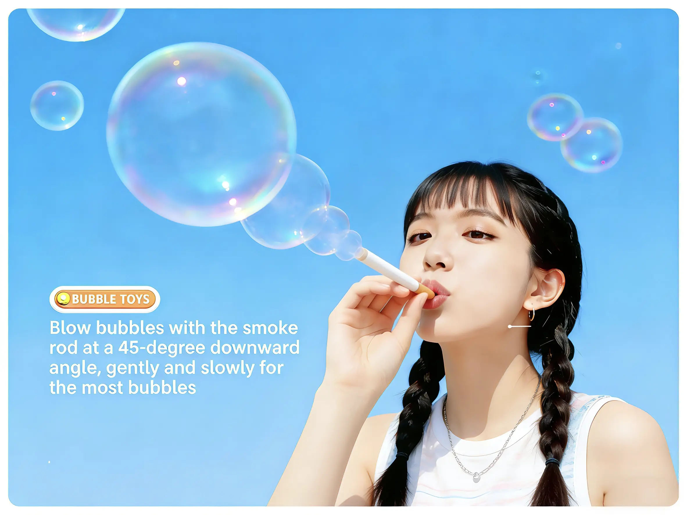 Bubblero Bubble Cigarette Pack Toy Funny Gag Gift for April Fools’ Day Prank Toy Stress Relief Fidget Reusable Desk Toy for Office Smokers Sensory Pod with Fart Spray Novelty Joke Gift Party Favor Trick Toy