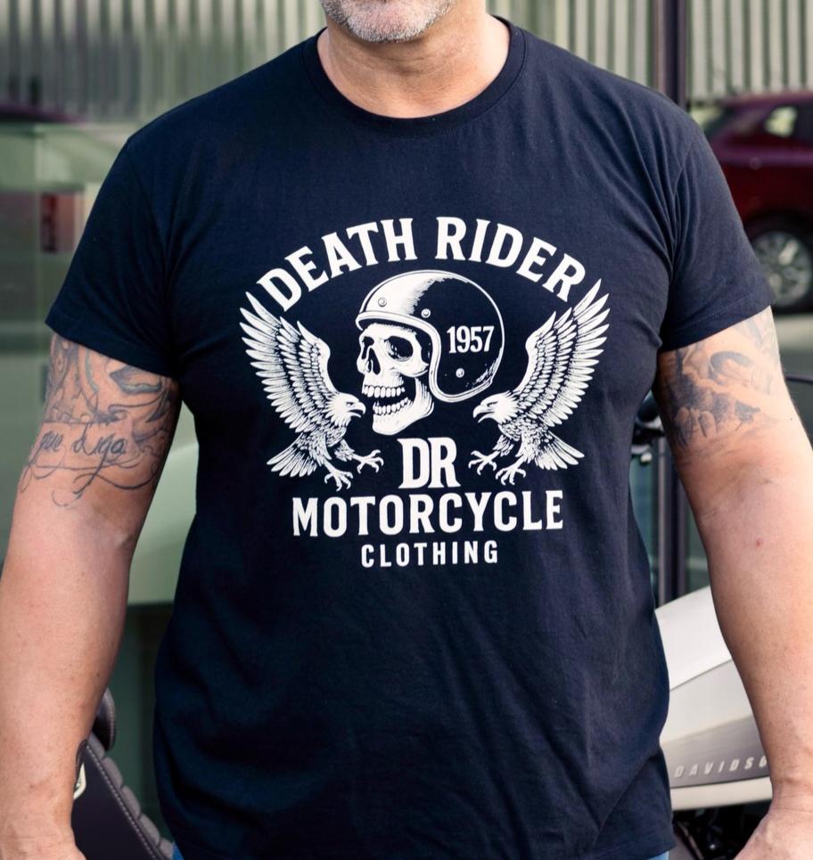 Vintage Death Rider Motorcycle T-Shirt