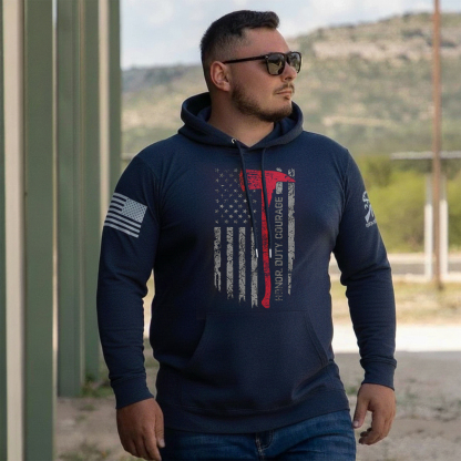 [HONOR DUTY COURAGEI MEN'S CREW TEE