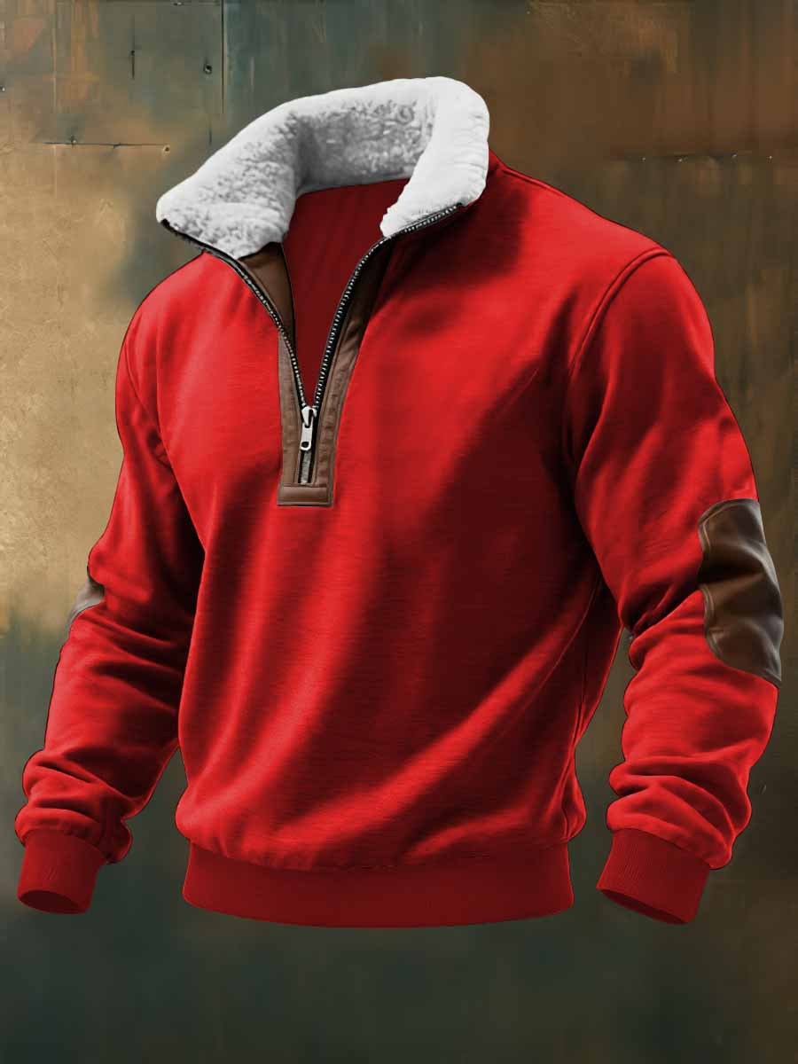 Men'S Fleece-Lined Sweatshirt