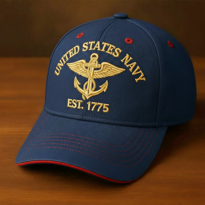 Navy's Golden Wing: Honor · Courage · Commitment Cap