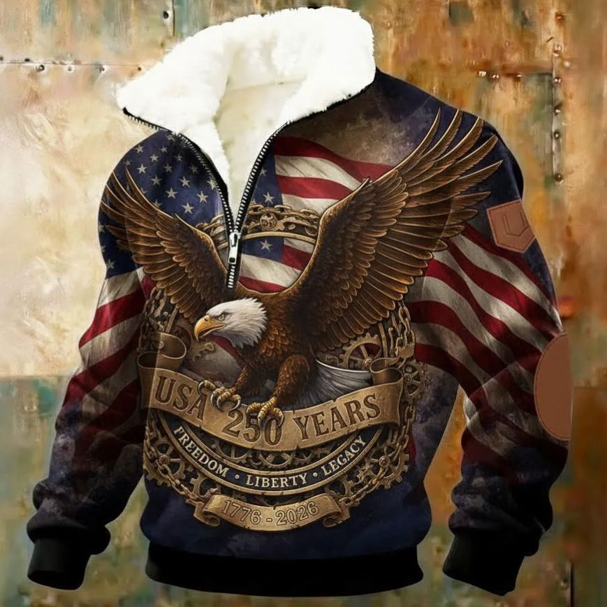 USA 250th Anniversary Fleece-Lined Jacket 