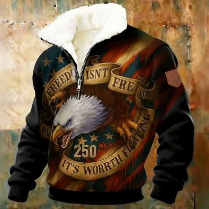 USA 250th Anniversary Fleece-Lined Jacket 