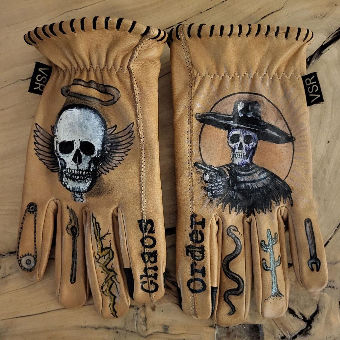 Vintage-Inspired Leather Work Gloves