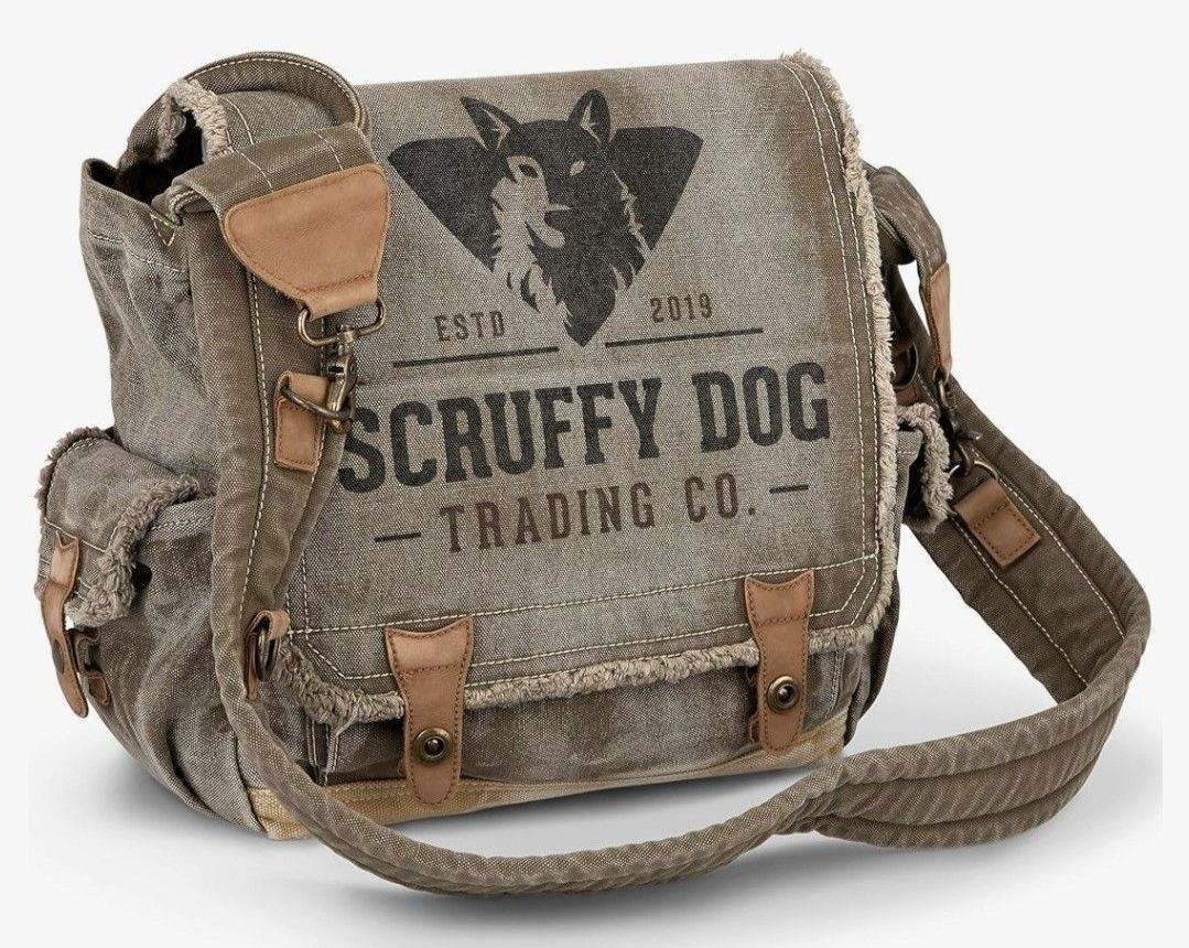 Vintage Military Canvas Carry Bag