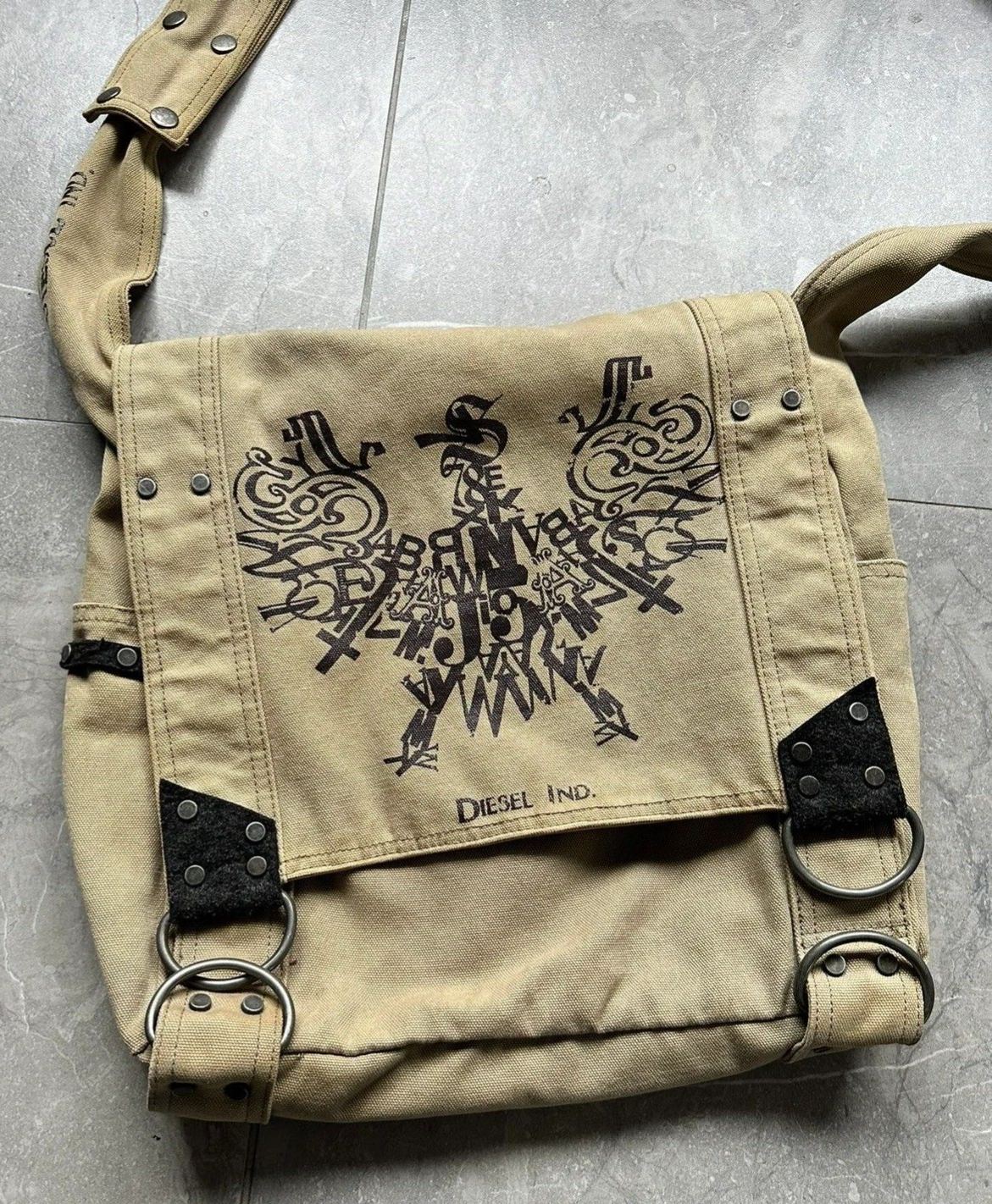 Vintage Military Canvas Carry Bag