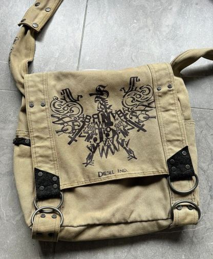 Vintage Military Canvas Carry Bag