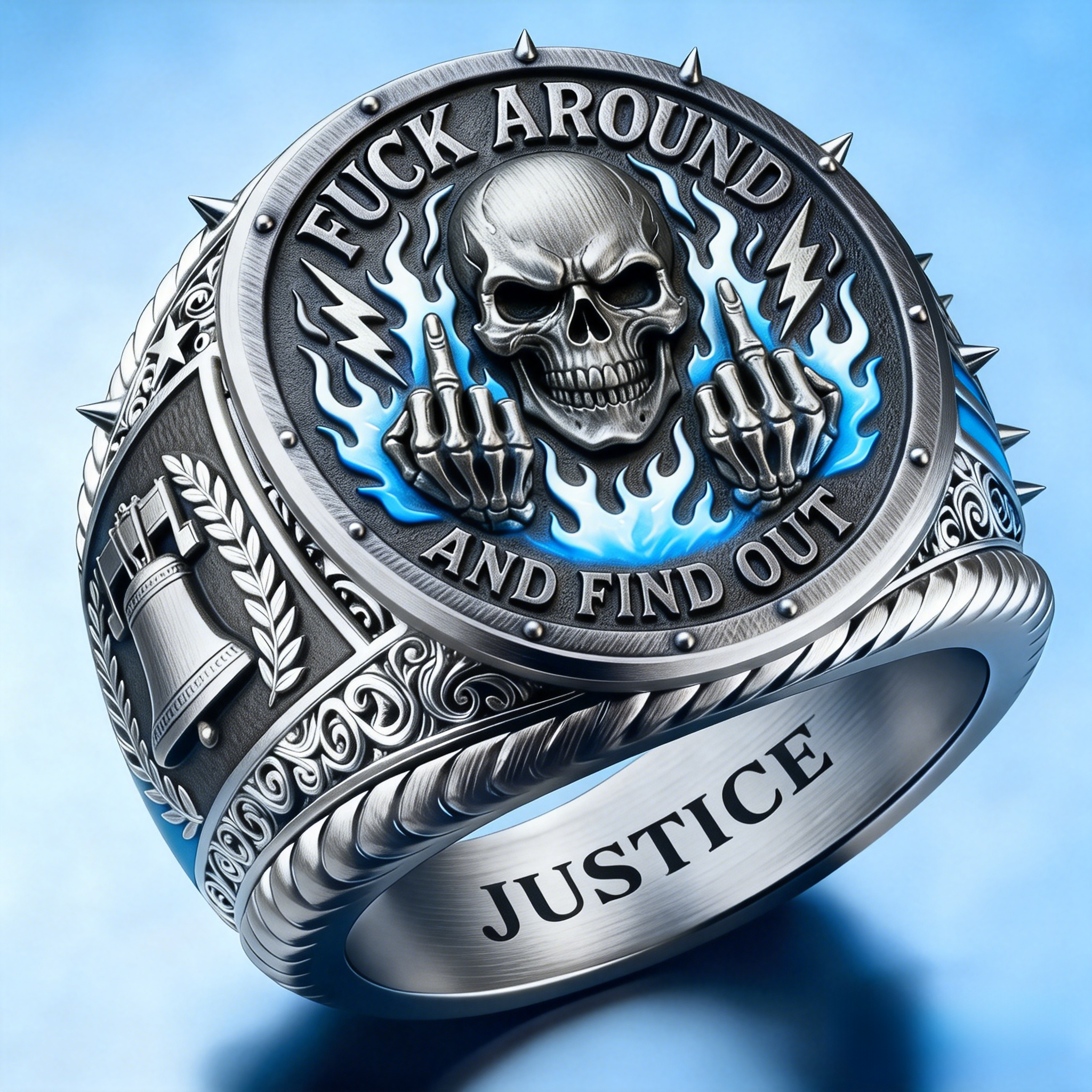 Rugged Biker Ring