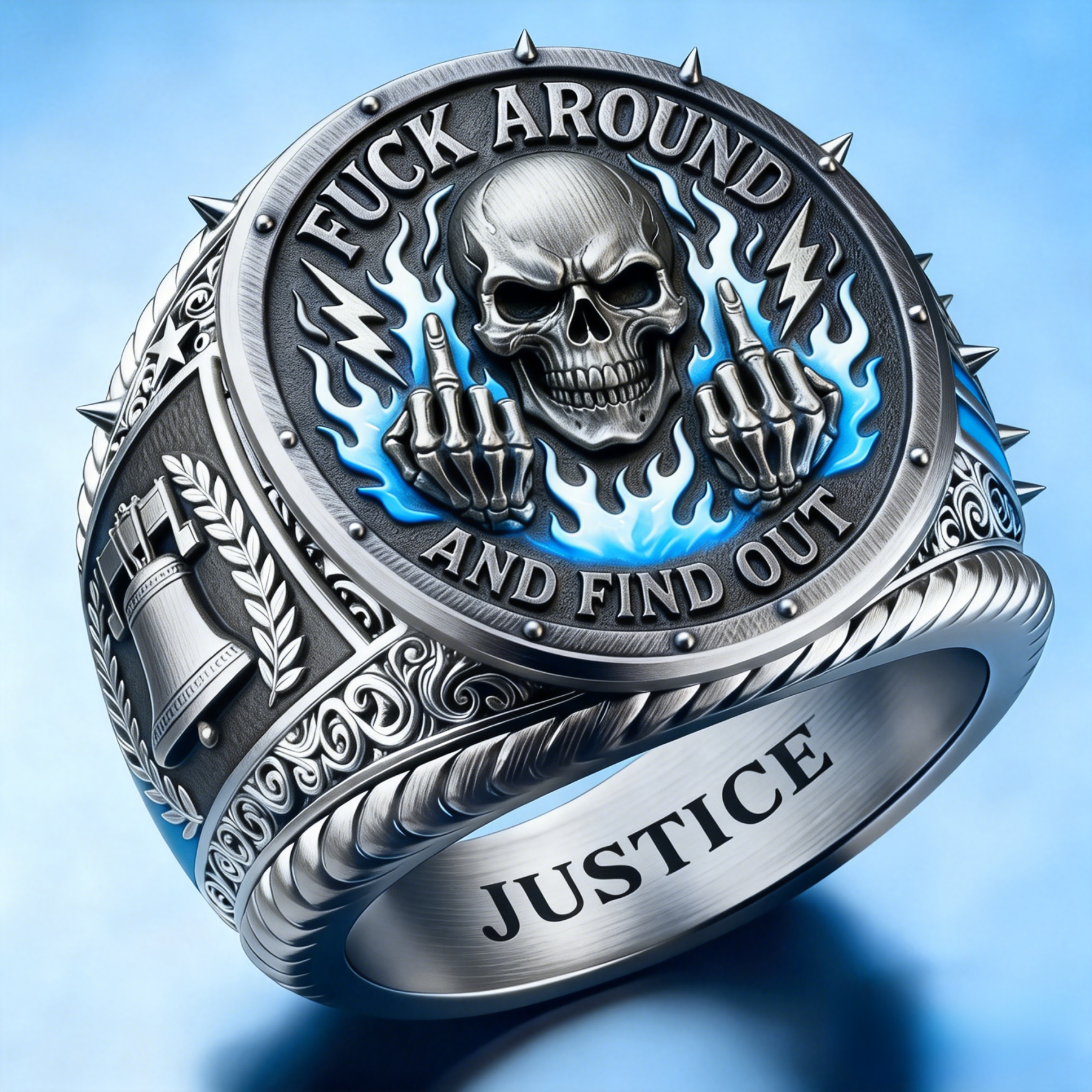 Rugged Biker Ring