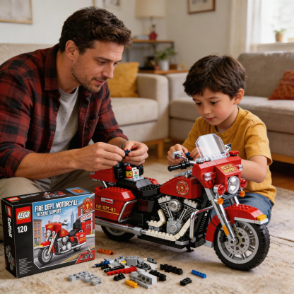 Harley-Davidson motorcycle building blocks