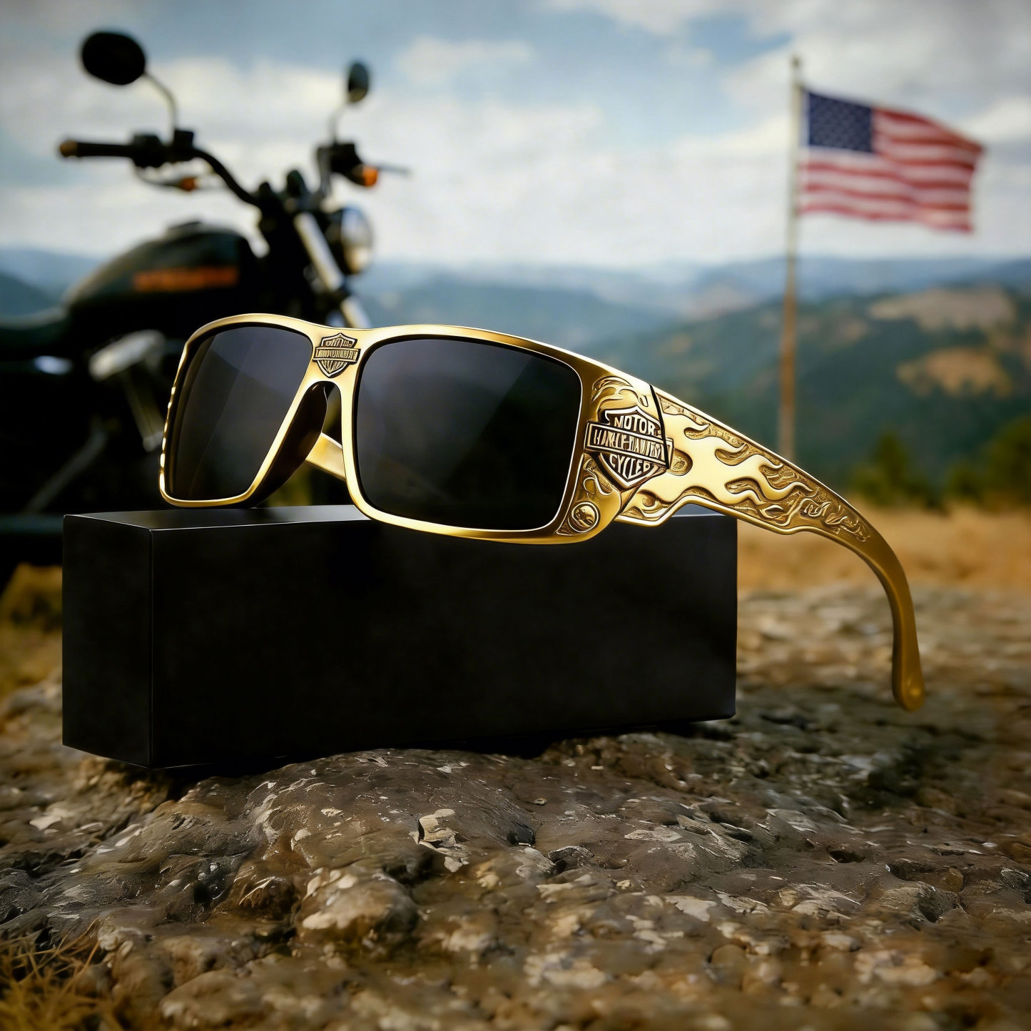 Harley-Davidson Retro Flame Sunglasses | Riding Goggles