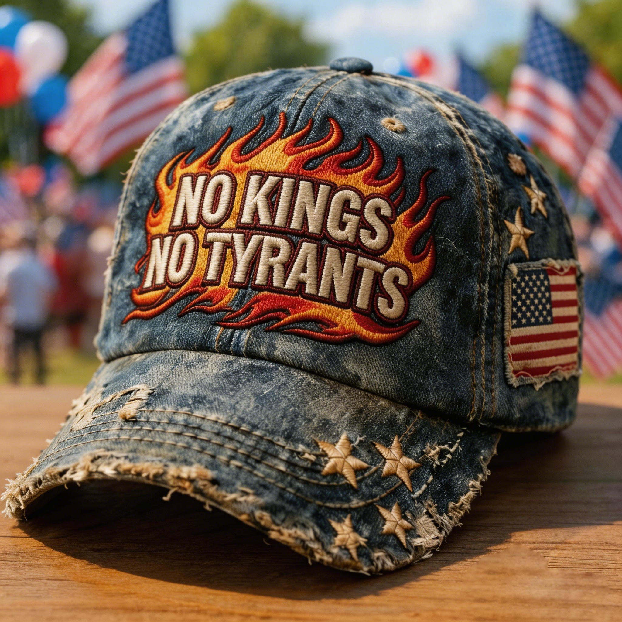 🔥 NO KINGS Baseball Cap – Freedom Has No Ruler