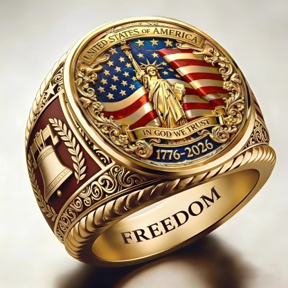 1776-2026 America Jubilee Ring