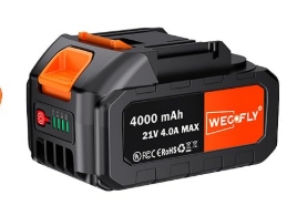 Gräsklippare 21V 4A batteri