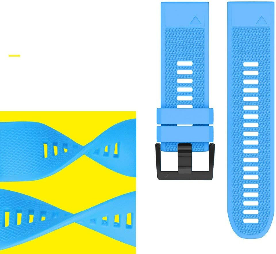 Pasek do zegarka 20mm 22mm Szybkozłączka Zamienna opaska na nadgarstek, Miękki silikonowy pasek do zegarka Oddychający sportowy pasek do zegarka dla mężczyzn i kobiet