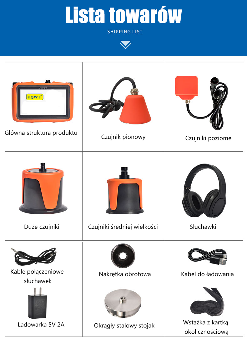 Puch, wykrywacz nieszczelności rur podziemnych Precyzyjny wykrywacz nieszczelności ogrzewania podłogowego Wykrywacz nieszczelności rur wodnych