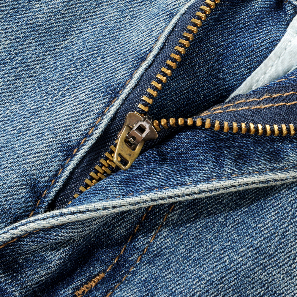 American Style Retro Ripped Distressed Denim Shorts