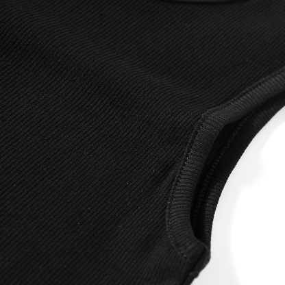 Pure Color Elegant Sleeveless Waist Design Long Dress