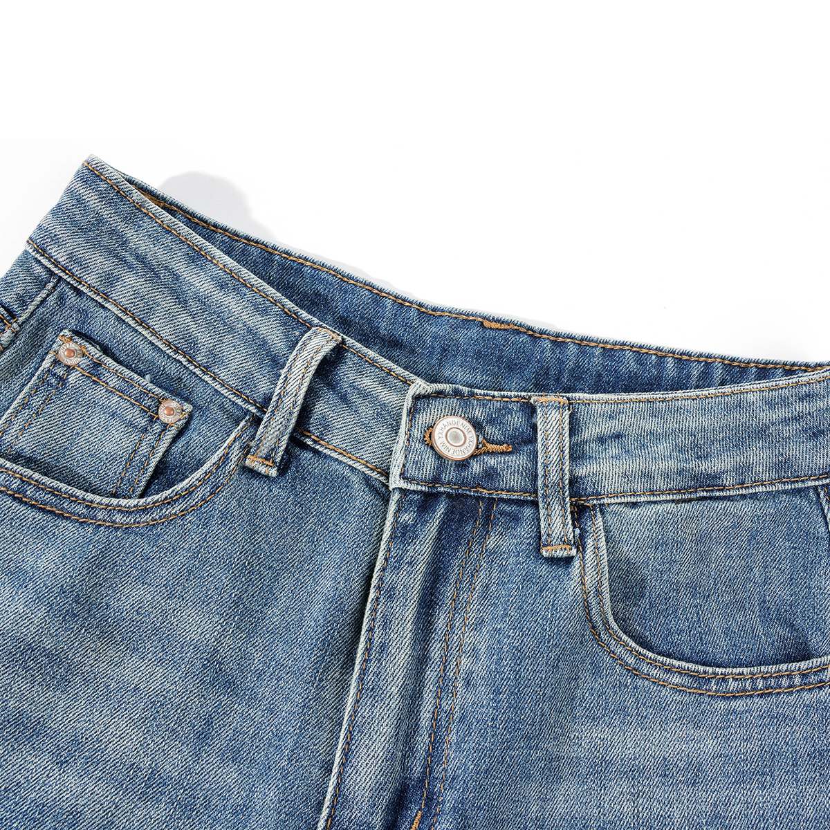 American Style Retro Ripped Distressed Denim Shorts