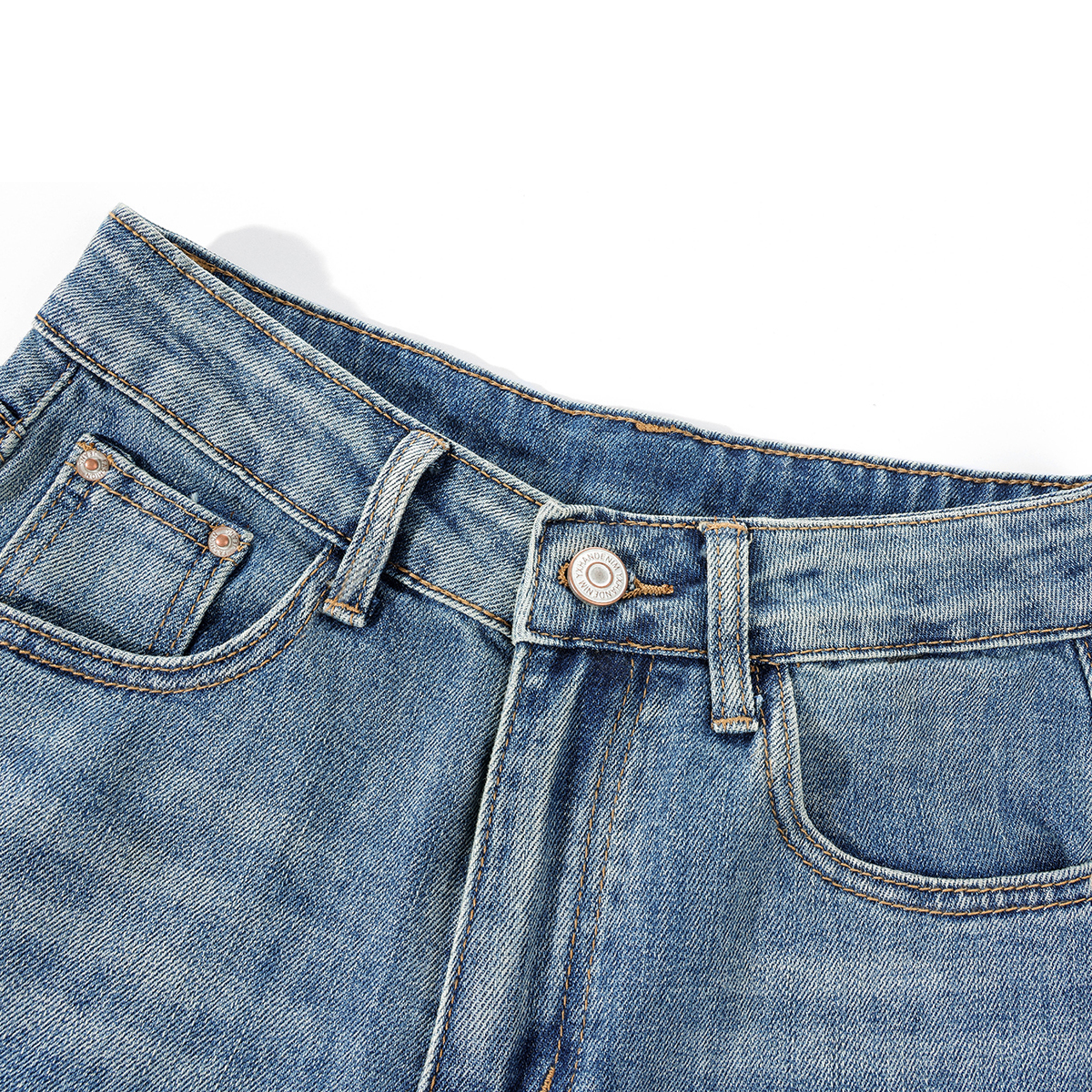 American Style Retro Ripped Distressed Denim Shorts