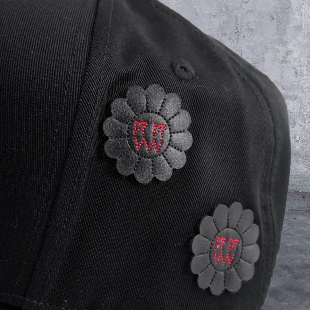 Black Sunflower Cap