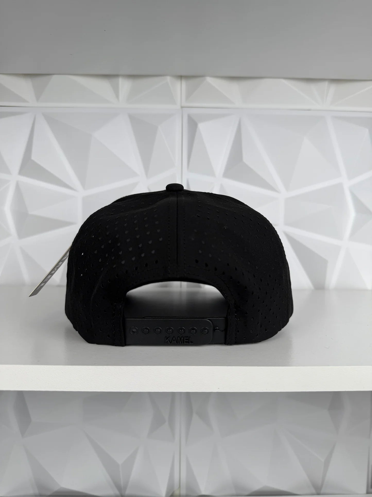 San Judas Black Plate SnapBack Cap-Black