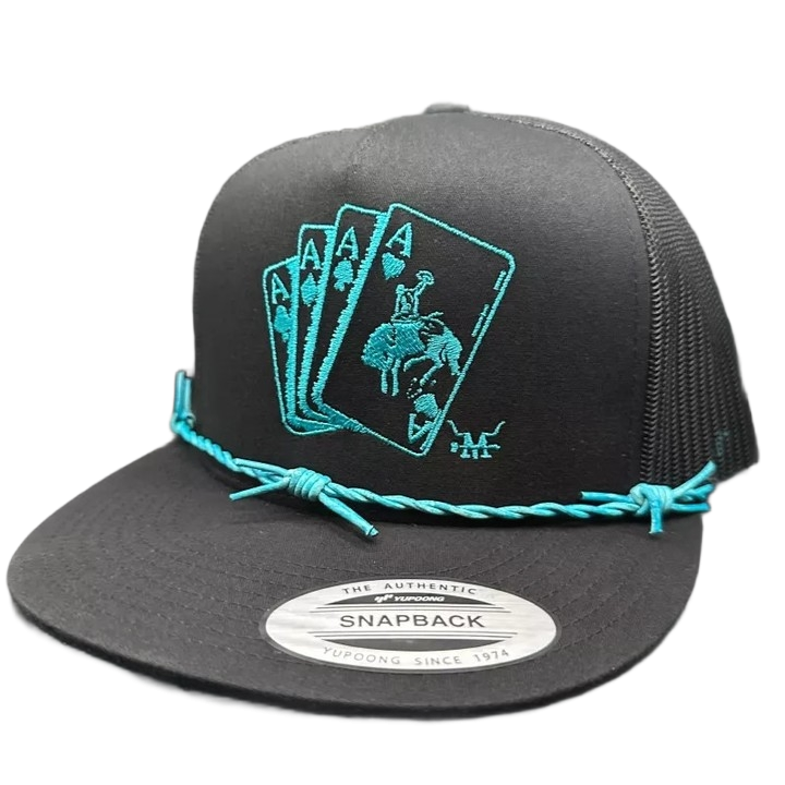 Embroidered Poker Cap