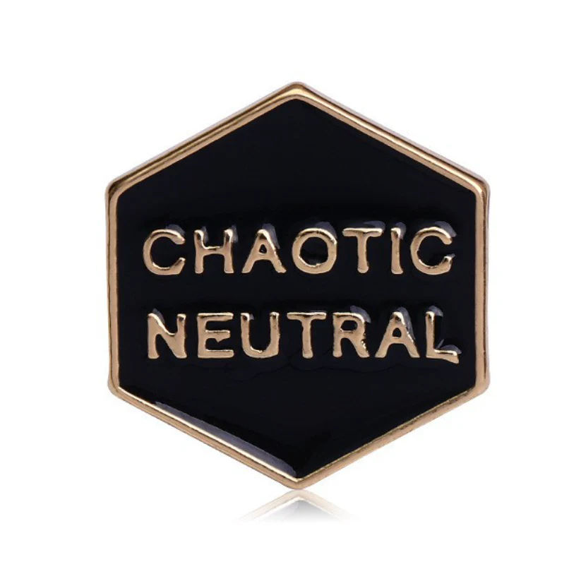 Enamel-Coated Zinc Alloy Letter Pin