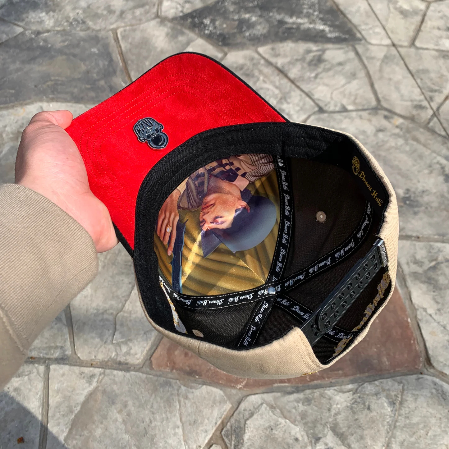 Chalino Sanchez SnapBack Beige (1)