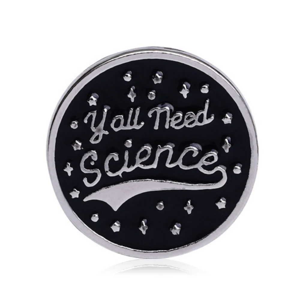 Enamel-Coated Zinc Alloy Letter Pin