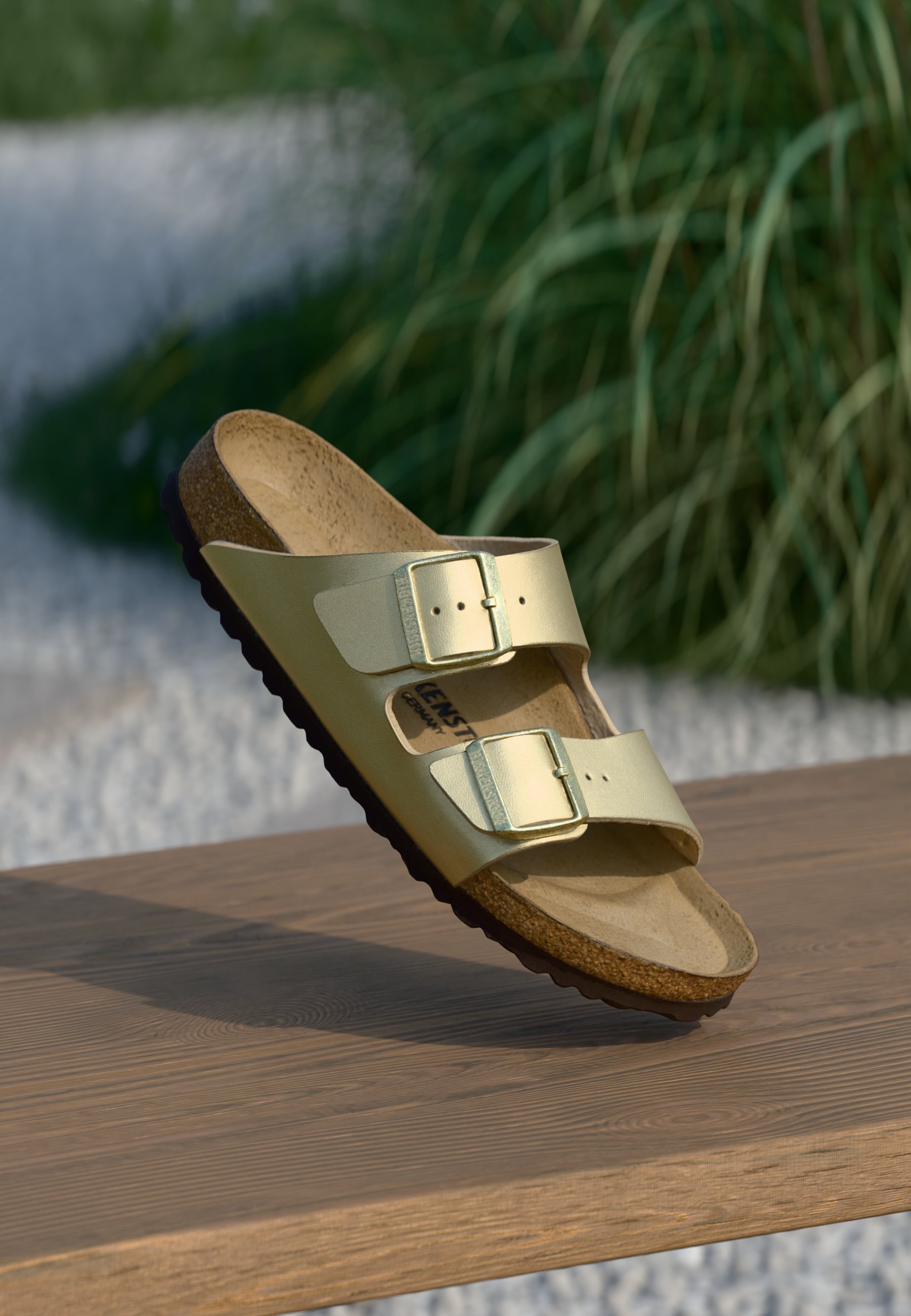 ARIZONA - Riemensandalette - gold