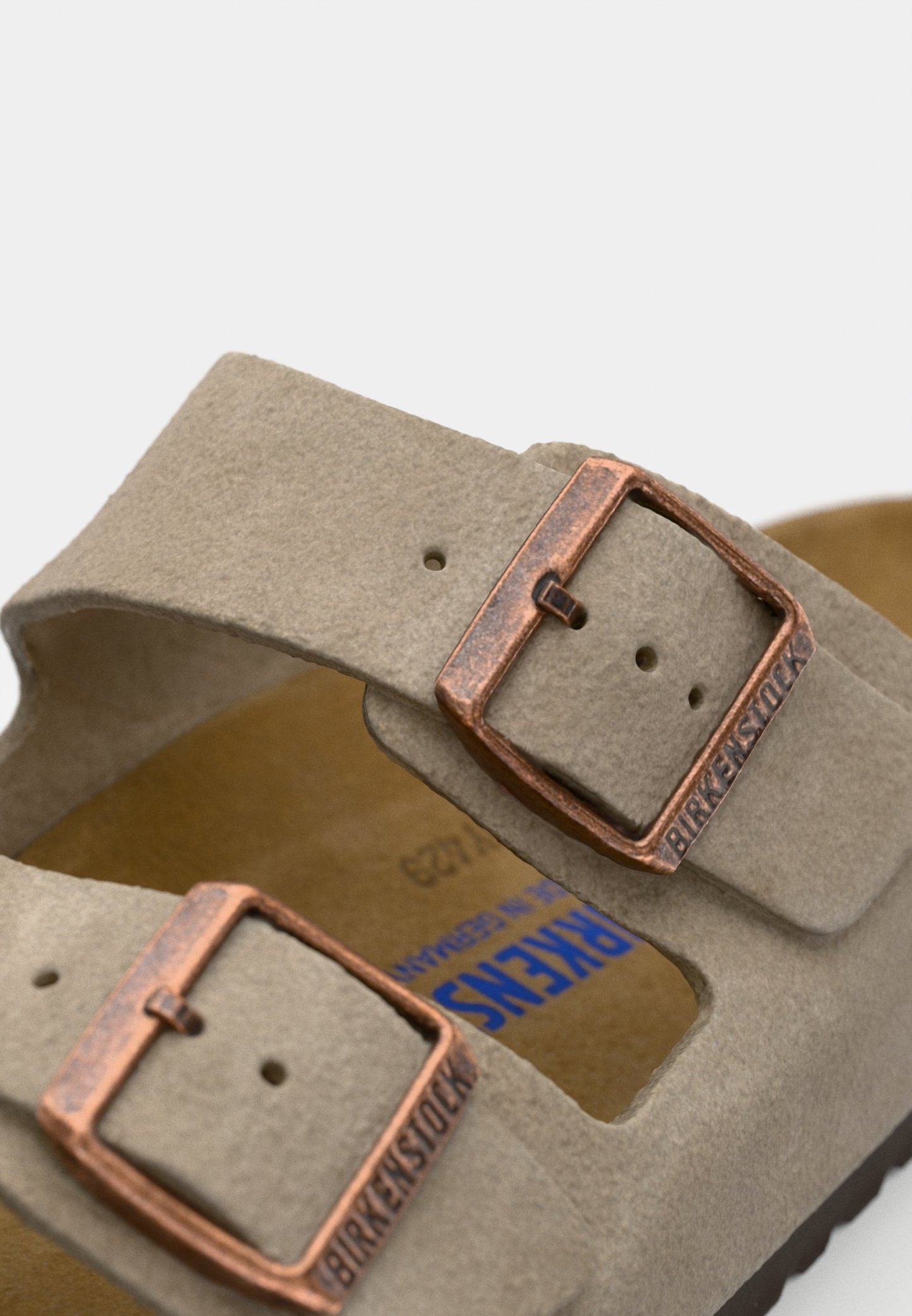 ARIZONA SOFT FOOTBED UNISEX - Riemensandalette - taupe