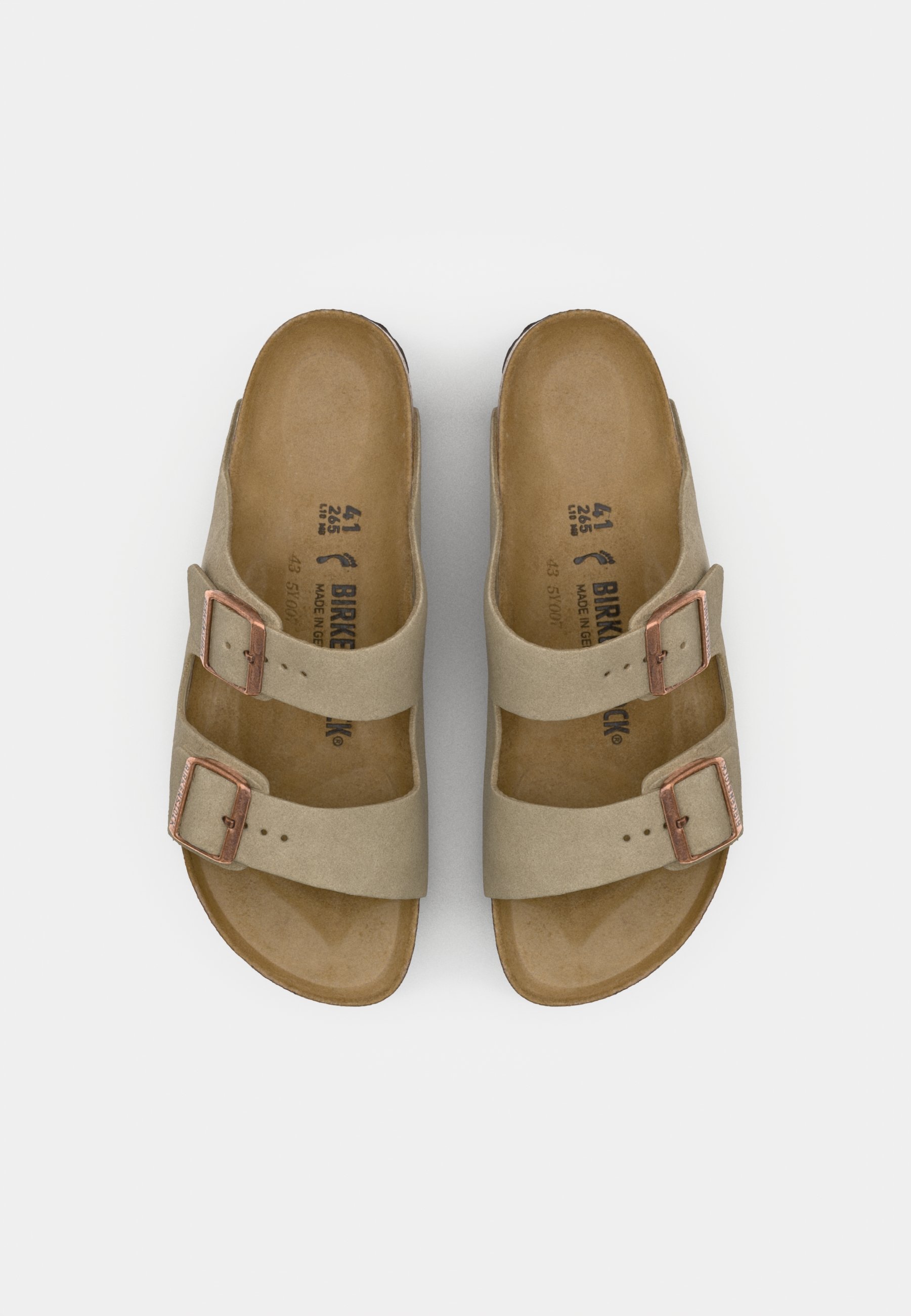ARIZONA NARROW UNISEX - Riemensandalette - taupe